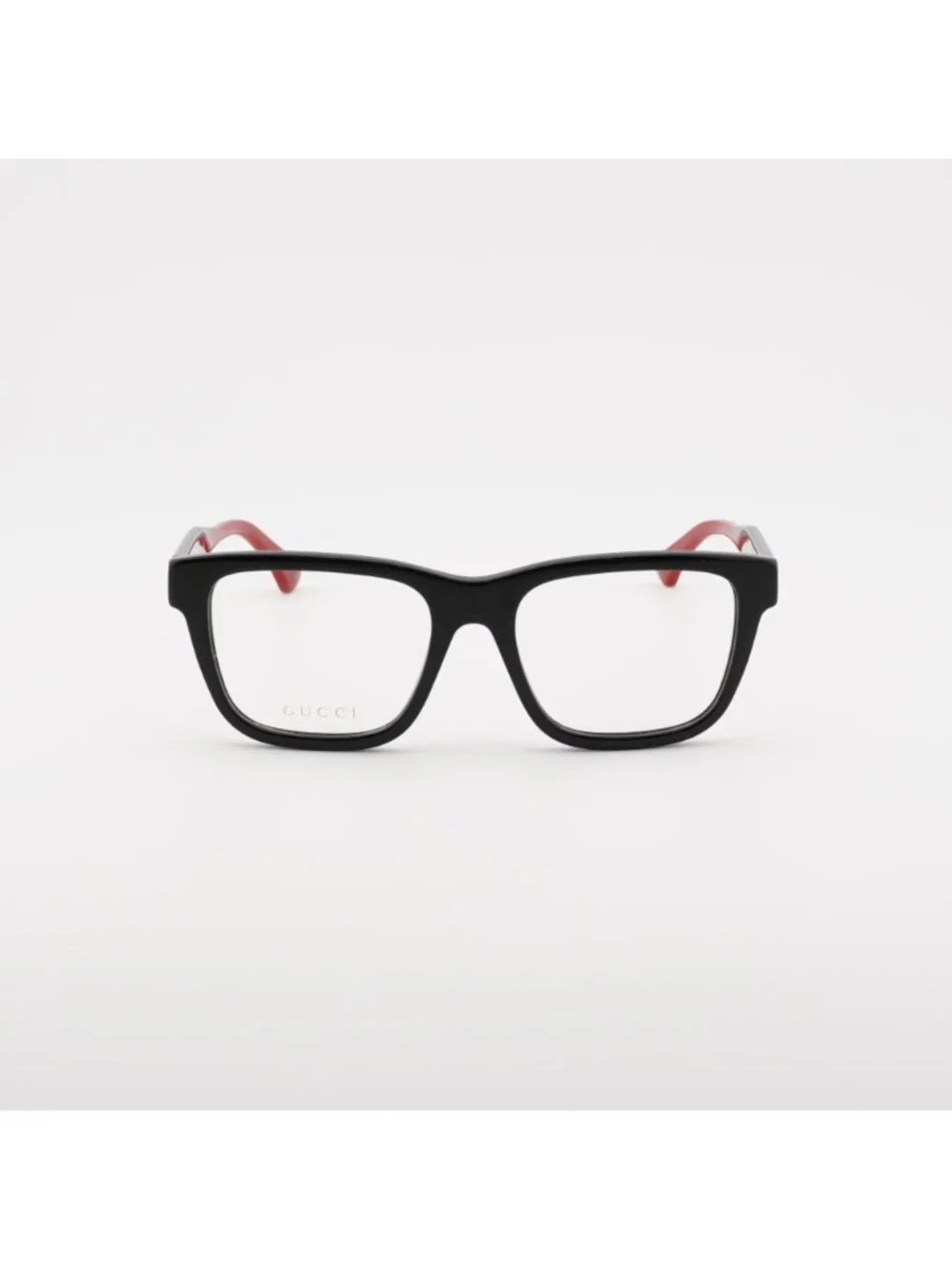 Gucci GG1870O 005 Eyeglasses Black/Red 56mm Square Frame